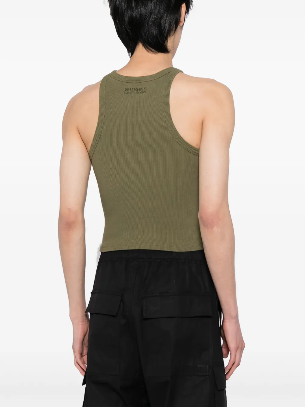 VETEMENTS Top met geborduurd logo Groen