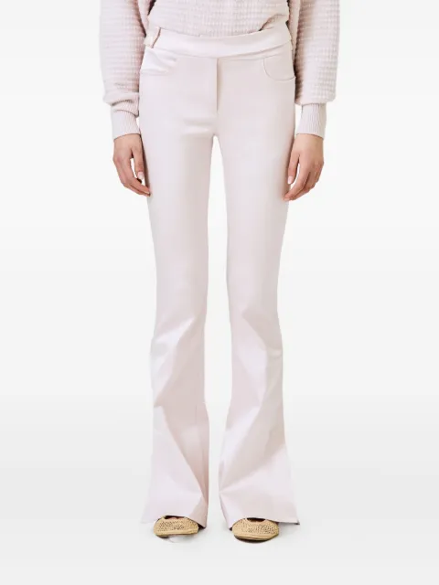 SA SU PHI silk blend flared trousers