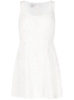 Dolce & Gabbana ノースリーブ レースミニドレス | ニュートラル