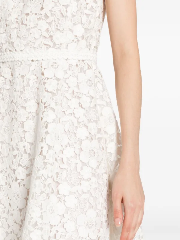 Giambattista Valli Sleeveless Lace Mini Dress | White | FARFETCH Giambattista Valli Sleeveless Lace Mini Dress | White | FARFETCH