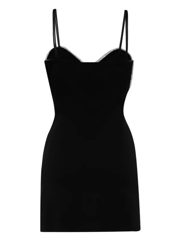 【関税込み】MACH & MACH ブラック ia ミニドレス MACH & MACH crystal-embellished Mini Dress | Black | FARFETCH JO