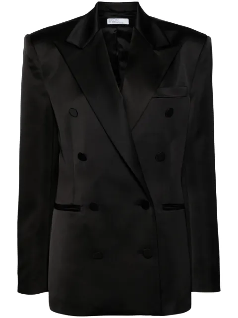 Giuseppe Di Morabito double-breasted satin blazer