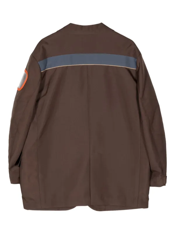 コントラストパネルジャケット Kolor コントラストパネル ジャケット | ブラウン | FARFETCH JP