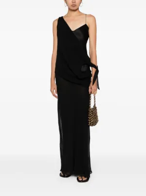 【関税込み】Christopher Esber ブラック ルーシュ 長袖トップス Women's New Arrivals | The Webster