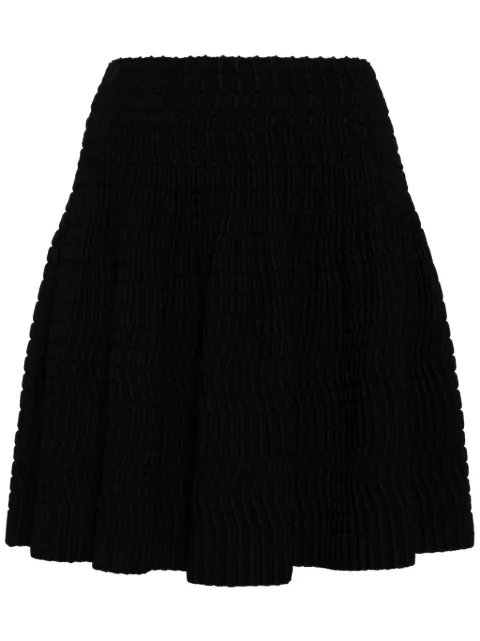 Alaïa textured high waist skirt