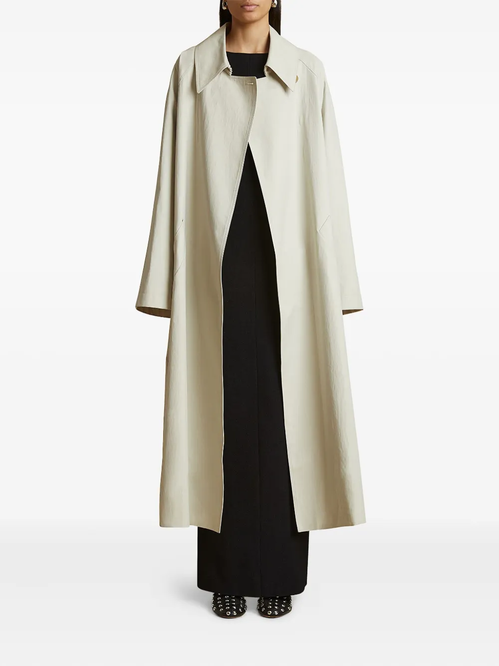 KHAITE cotton-blend coat | Single Breasted Coats | Image 2