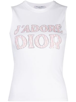 ヴィンテージ Christian Dior Lace Print T-shirt