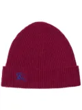 Burberry Equestrian Knight cashmere beanie - Red