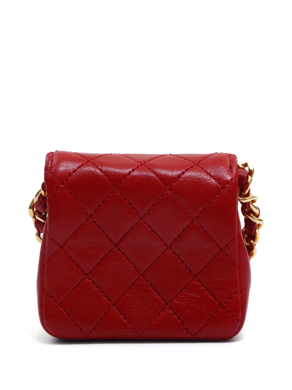 CHANEL Pre-Owned 1990-1991 mini Classic Flap shoulder bag - Rood