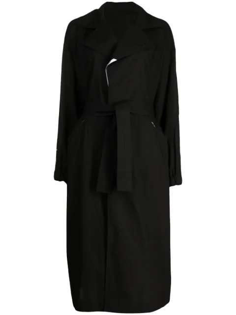 Yohji Yamamoto gabardina con cinturón