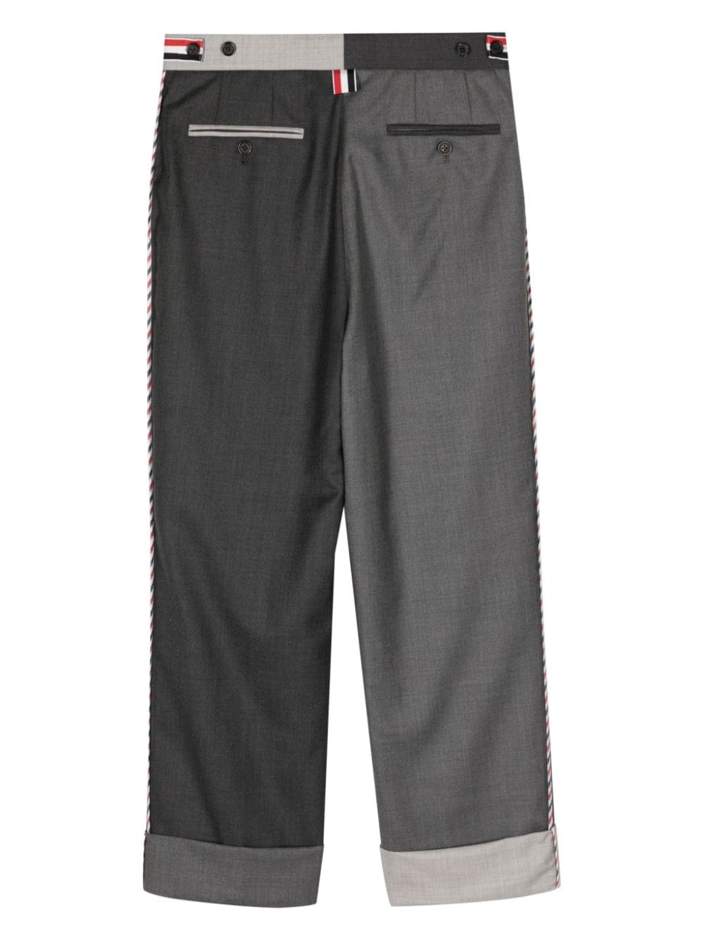 Thom Browne Tweekleurige broek Grijs