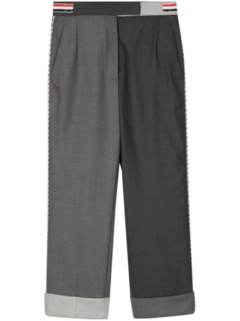 Thom Browne two-tone straight trousers