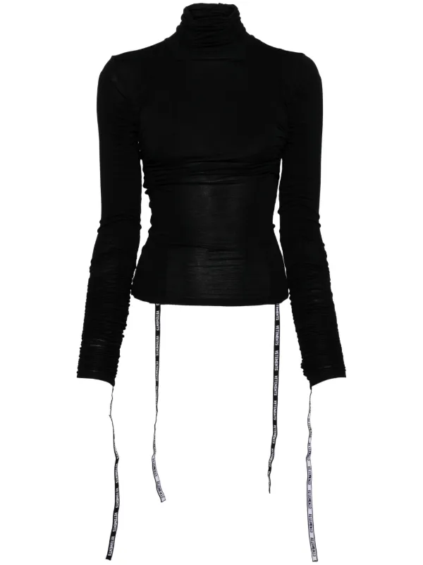 VETEMENTS ヴェトモン 21AW GOTHIC LOGO TURTLENECK SWEATER