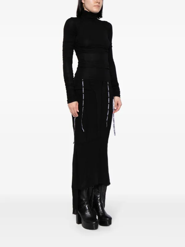 直営店に限定 VETEMENTS JP FARFETCH | ブラック | トップ タートルネック カットソー(長袖/七分)