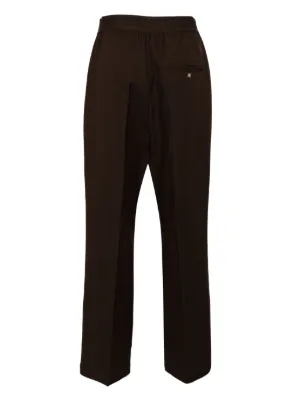 Stockholm (Surfboard) Club フレアパンツ 焦茶 Relaxed Fit Trousers | Stockholm Surfboard Club