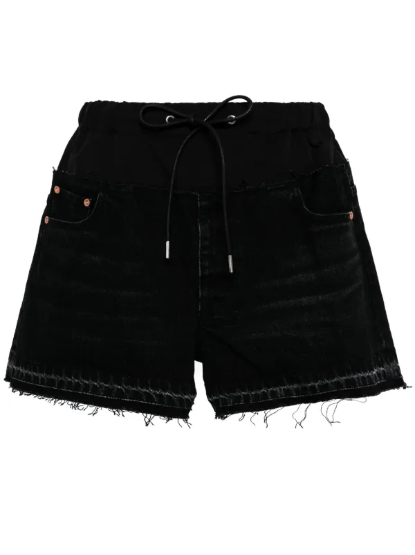 【送料&関税込】Sacai Printed Polyester Shorts Sacai - Floral Embroidered Patch Suiting Shorts | HBX