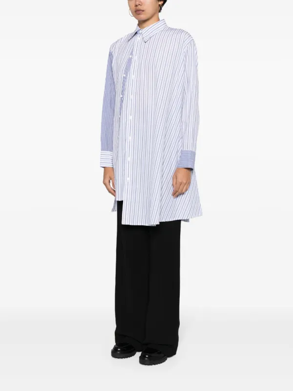 Yohji Yamamoto ストライプ シャツ | ホワイト | FARFETCH JP