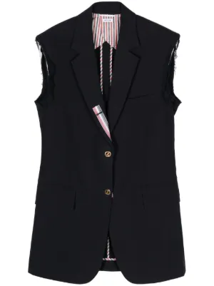 【トムブラウン】 Jackets - Waistcoats & Gilets ベスト・ジレ Thom Browne Waistcoats & Gilets for Women - FARFETCH