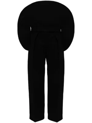パンツ JACQUEMUS Women Straight Pants 251PA1381541990 Black Jacquemus Straight-leg pants for Women | Online Sale up to