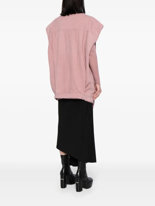 【RICK OWENS】Vネック ミニドレス ピンク 19672864_44174856_1000.jpg