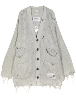 maison mihara yasuhiro ダメージ加工　カーディガン Maison Mihara Yasuhiro ダメージカーディガン