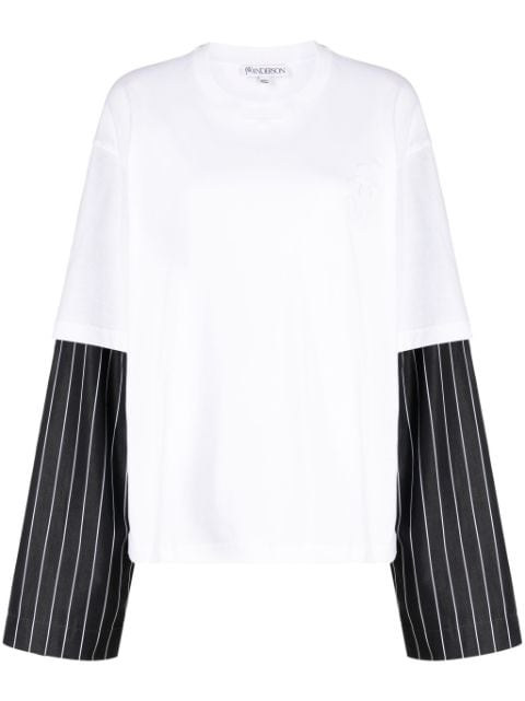 JW Anderson contrast-sleeves cotton T-shirt