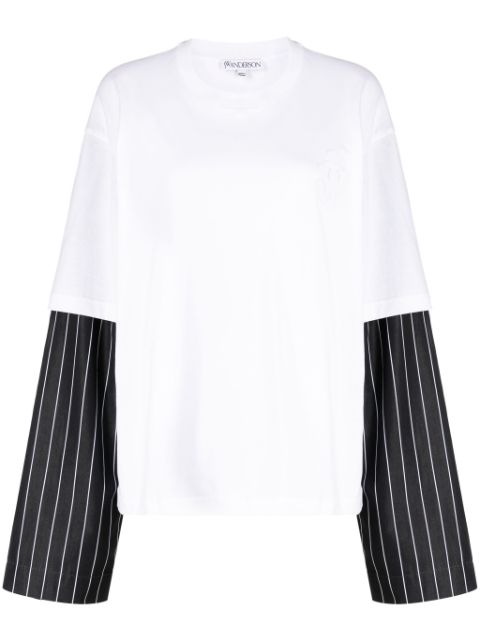 JW Anderson contrast-sleeves cotton T-shirt