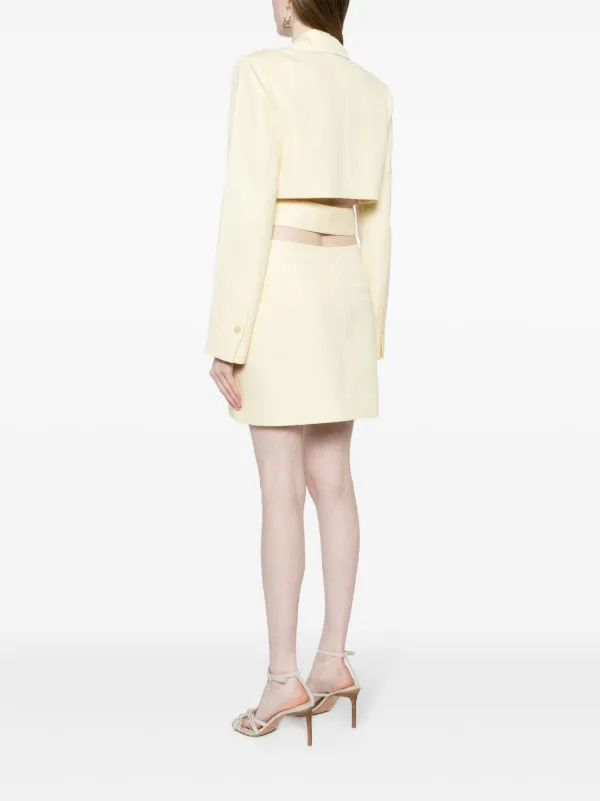 Jacquemus La Robe Bari Blazer Minidress | Yellow | FARFETCH