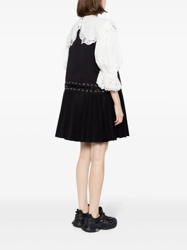 Chopova Lowena レースアップ ミニドレス | ホワイト | FARFETCH JP