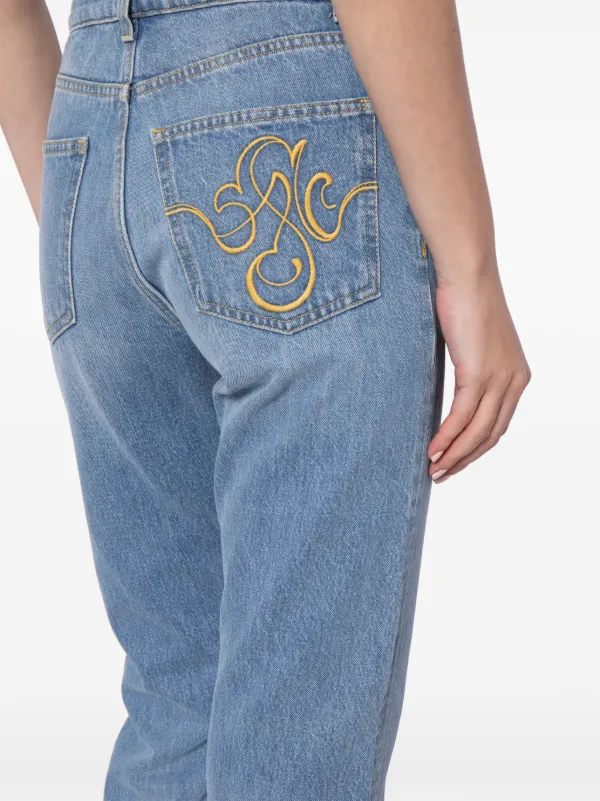Stockholm Surfboard Club high-rise Flared Jeans | Blue