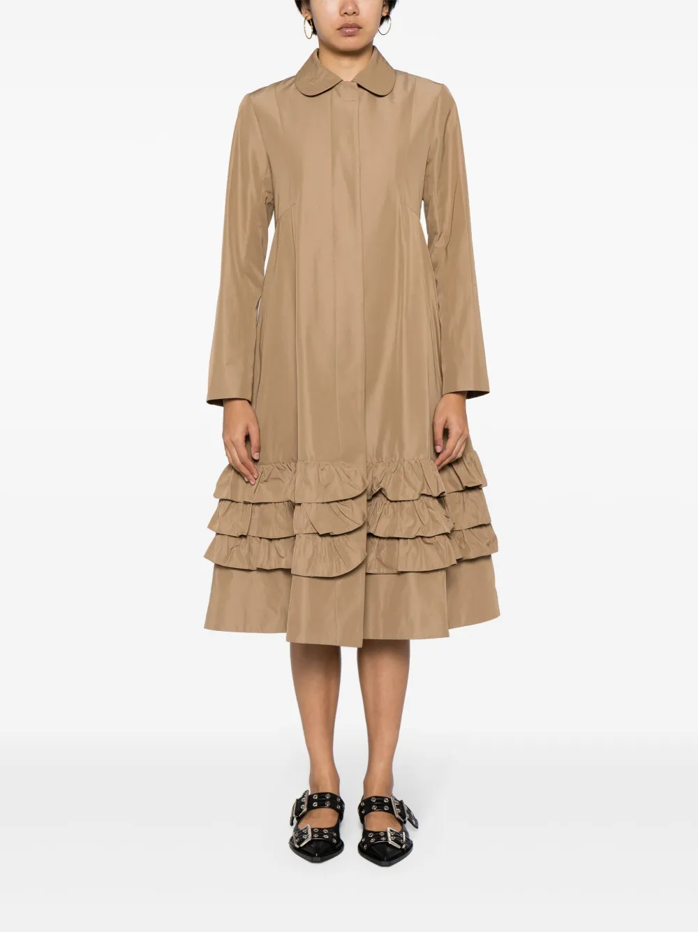 Molly Goddard Twill jas - Bruin