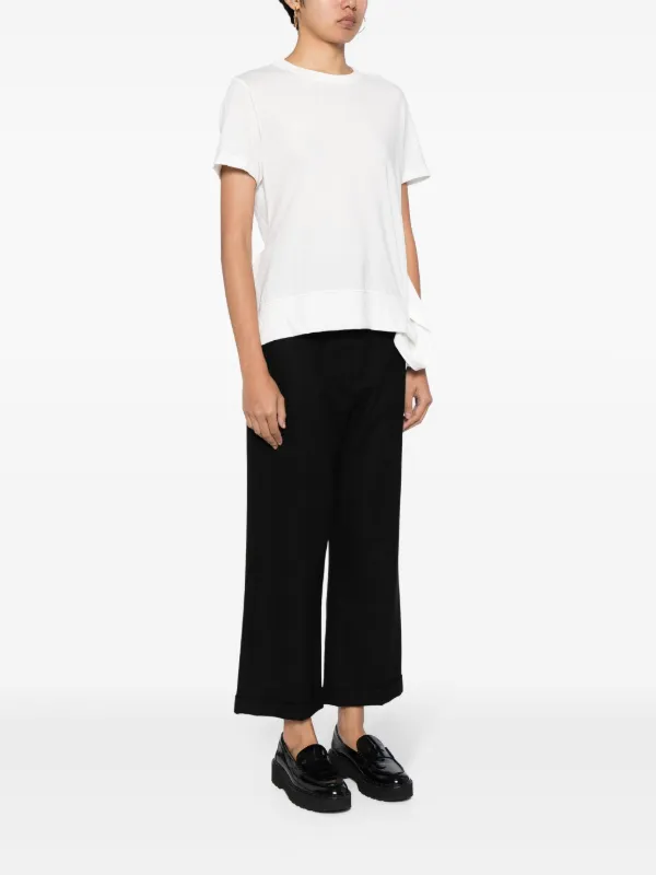 Yohji Yamamoto アシンメトリー Tシャツ | ホワイト | FARFETCH JP