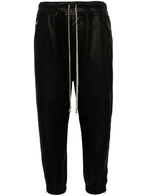 Rick Owens cropped leather trousers