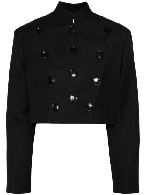 Alaïa double-breasted cropped jacket