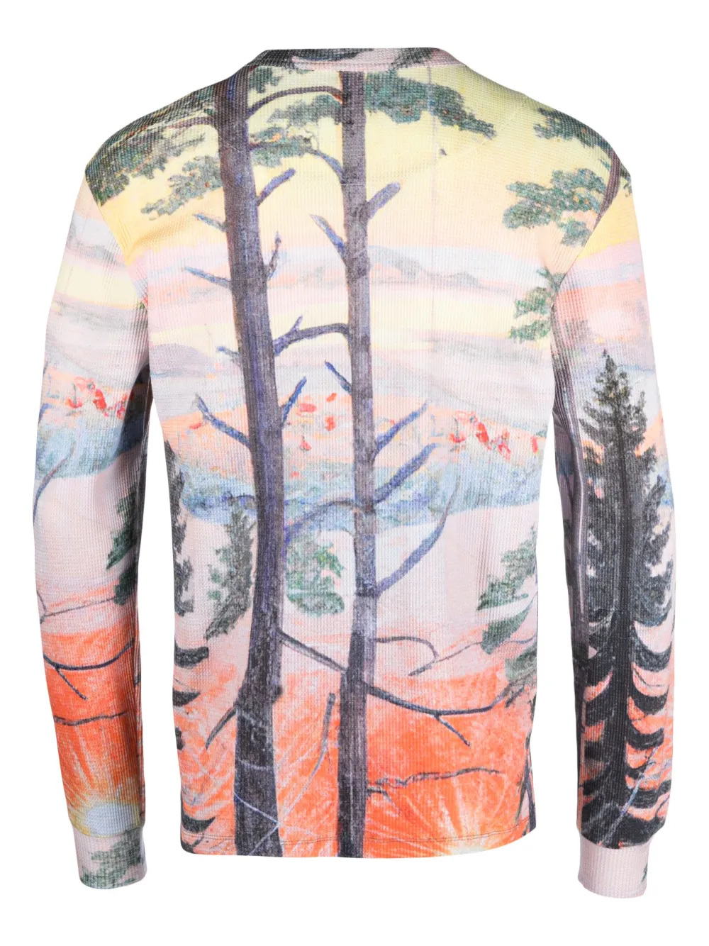 PACCBET Sweater met wafelpatroon - Oranje