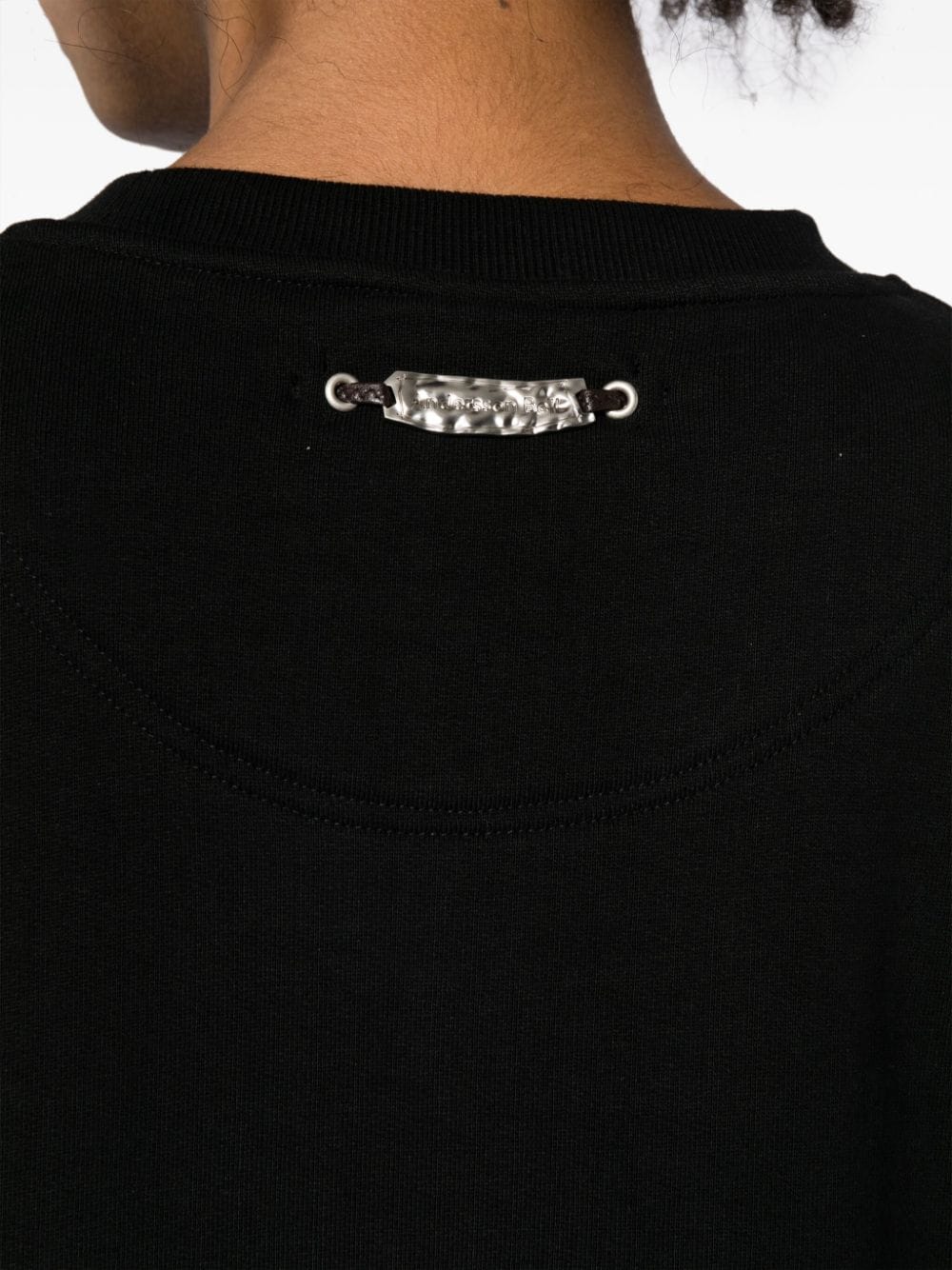 Shop Andersson Bell Hot Springs Cotton Sweatshirt In Black
