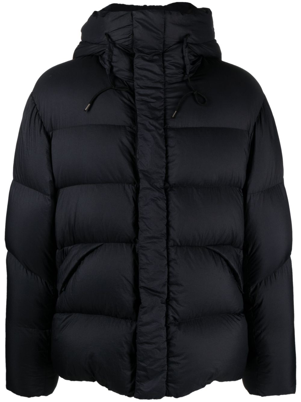 Ten C Alpina hooded puffer jacket - Blu