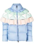 RAXXY Colorful funnel-neck padded jacket - Multicolour
