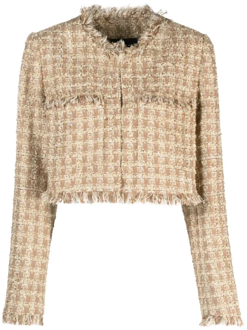 TWINSET bouclé cropped jacket