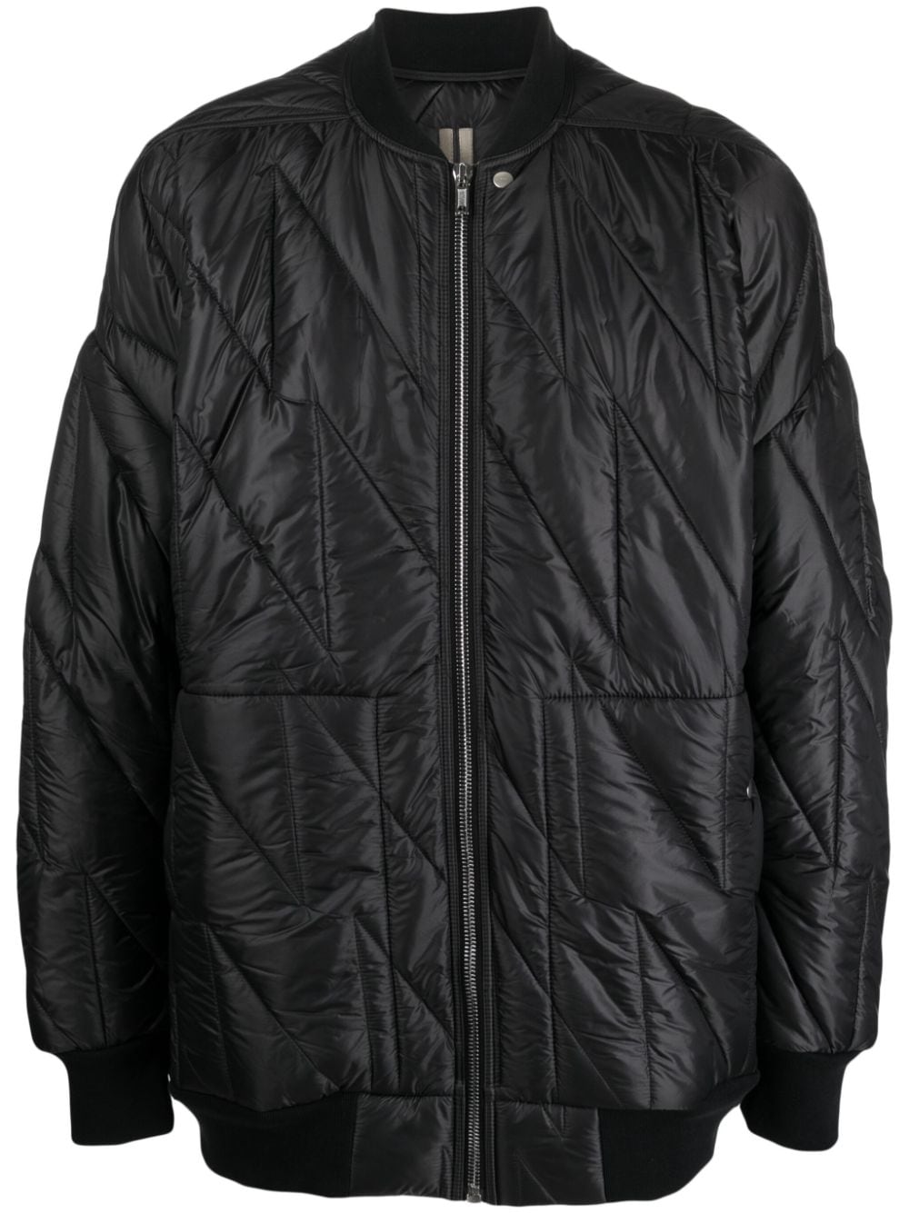 quilted padded bomber jacket