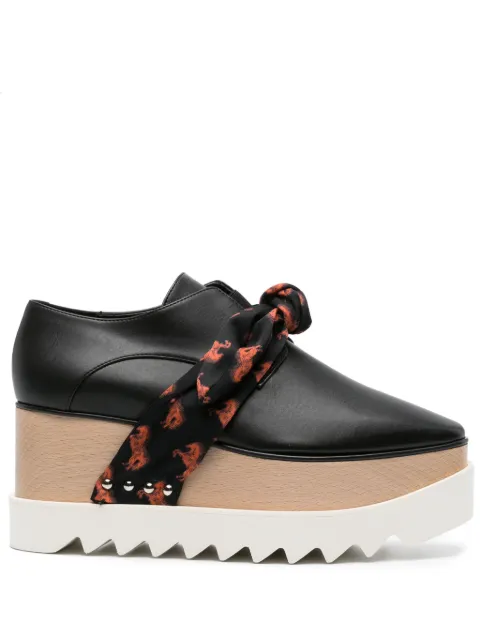 Stella McCartney Elyse lace-up platform shoes