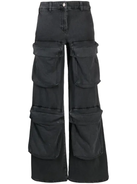 Giuseppe Di Morabito jeans cargo con parche del logo