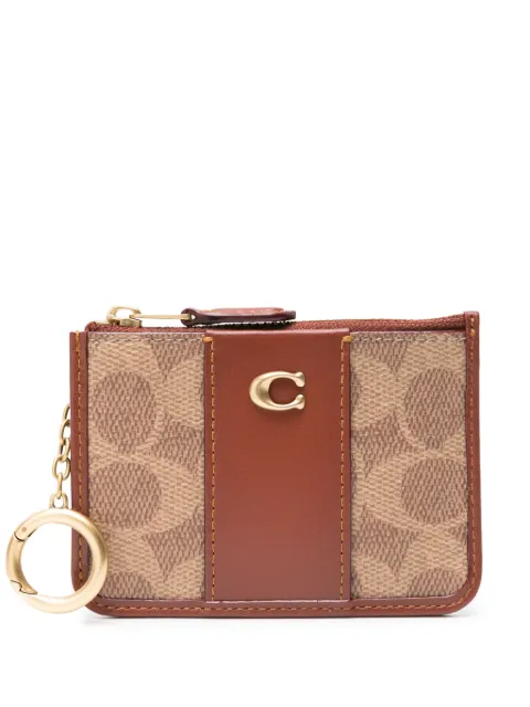 Coach Mini Skinny canvas ID case