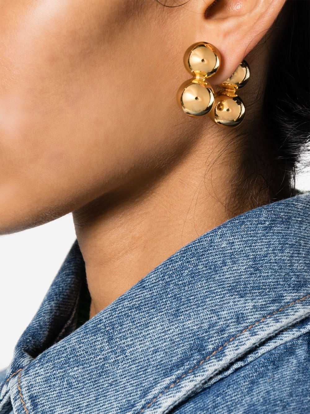 Sunnei Double spheres earrings - Goud