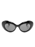Versace Eyewear La Medusa oval-frame sunglasses - Black