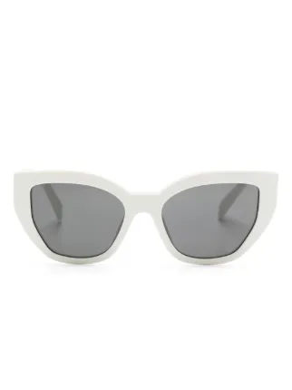 Prada Eyewear cat-eye Sunglasses | White | FARFETCH