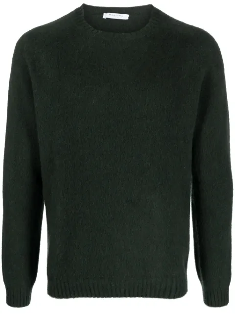 Boglioli crew-neck brushed jumper
