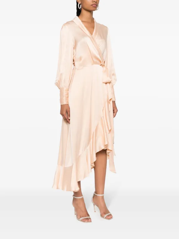 Zimmermann asymmetric hot sale wrap dress