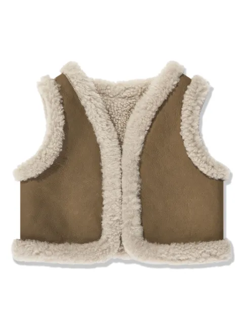 Bonpoint reversible leather gilet 