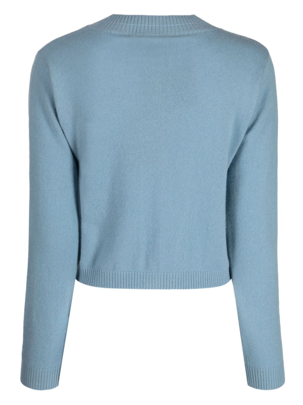 Paule Ka decorative-button cashmere cardigan - Blue